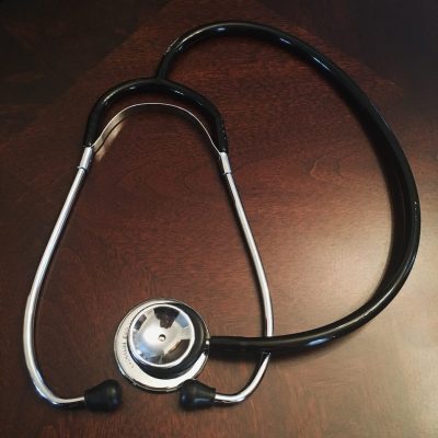 black stethoscope